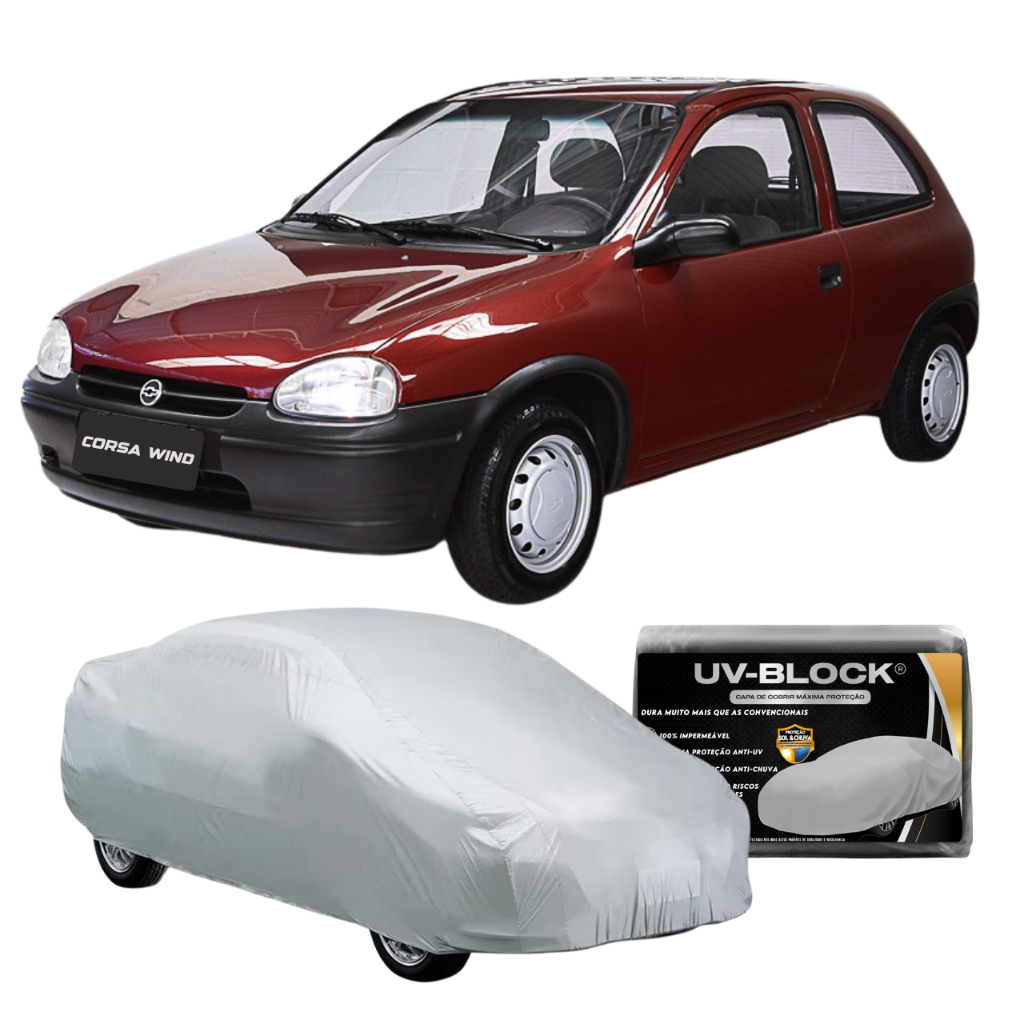 Capa Carro Chevrolet Corsa Wind HATCH - Lona Impermeável ANTI UV ...