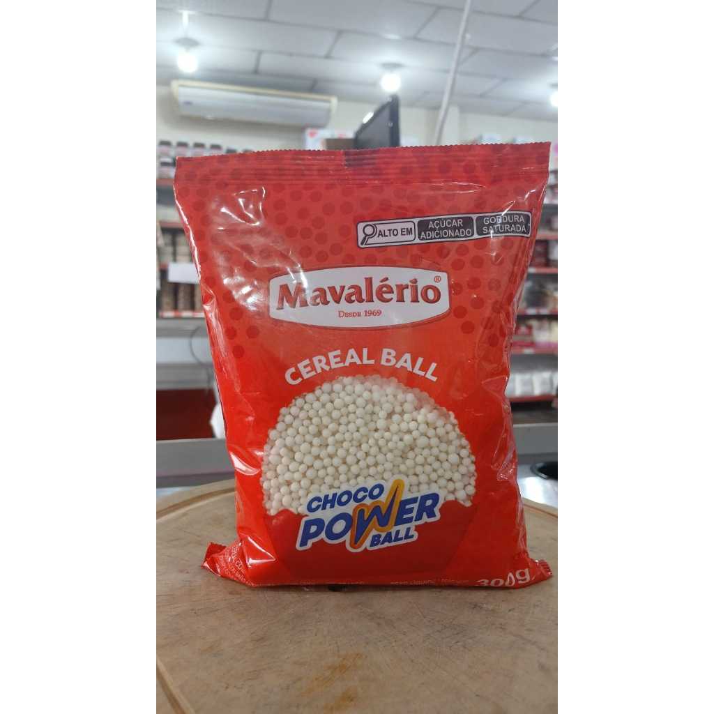 Choco Power Ball Chocolate Branco Micro (cereal ball) 300g | Shopee Brasil