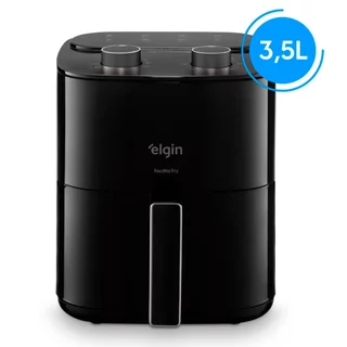 Fritadeira Air fryer Facilita Fry 3,5 Litros 1.400W Preta Grelha Removível - 110v em Oferta na Shopee