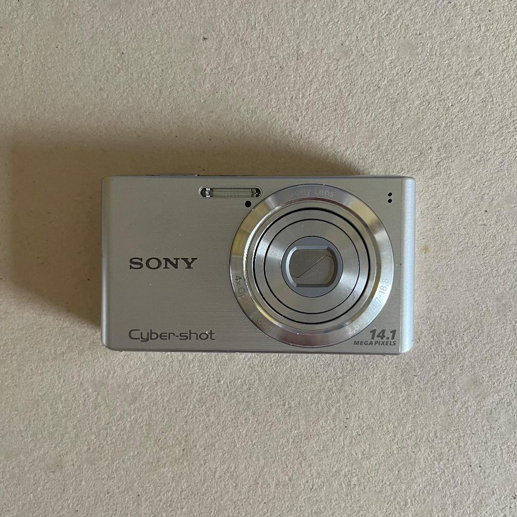 Câmera Digital Sony Cybershot Dsc-w610 Prata Kit Completo | Shopee