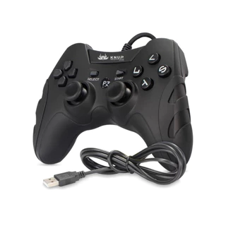 Controle Gamepad Gamer Com Fio KP-4040 Compatível com Pc Computador Windows 7, 10, 11 e Ps3
