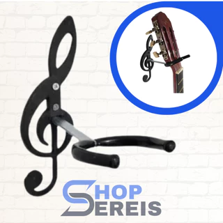 Suporte De Parede Em Aço Com Clave de Sol Para Violão Guitarra Musical Instrumento Musical  C/ Paraf em Oferta na Shopee