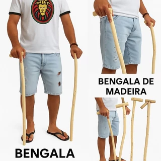 Bengala de Madeira Natural de Jurema e Aroeira – Resistência e Estilo em Cada Detalhe