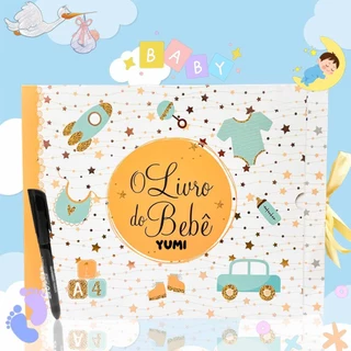 Livro De Recordações Do Bebê | Guarde Fotos E Momentos Especiais | Diário Infantil em Oferta na Shopee