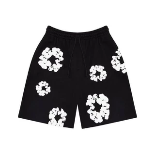 Bermuda Moletom Floral - Envio Rápido
