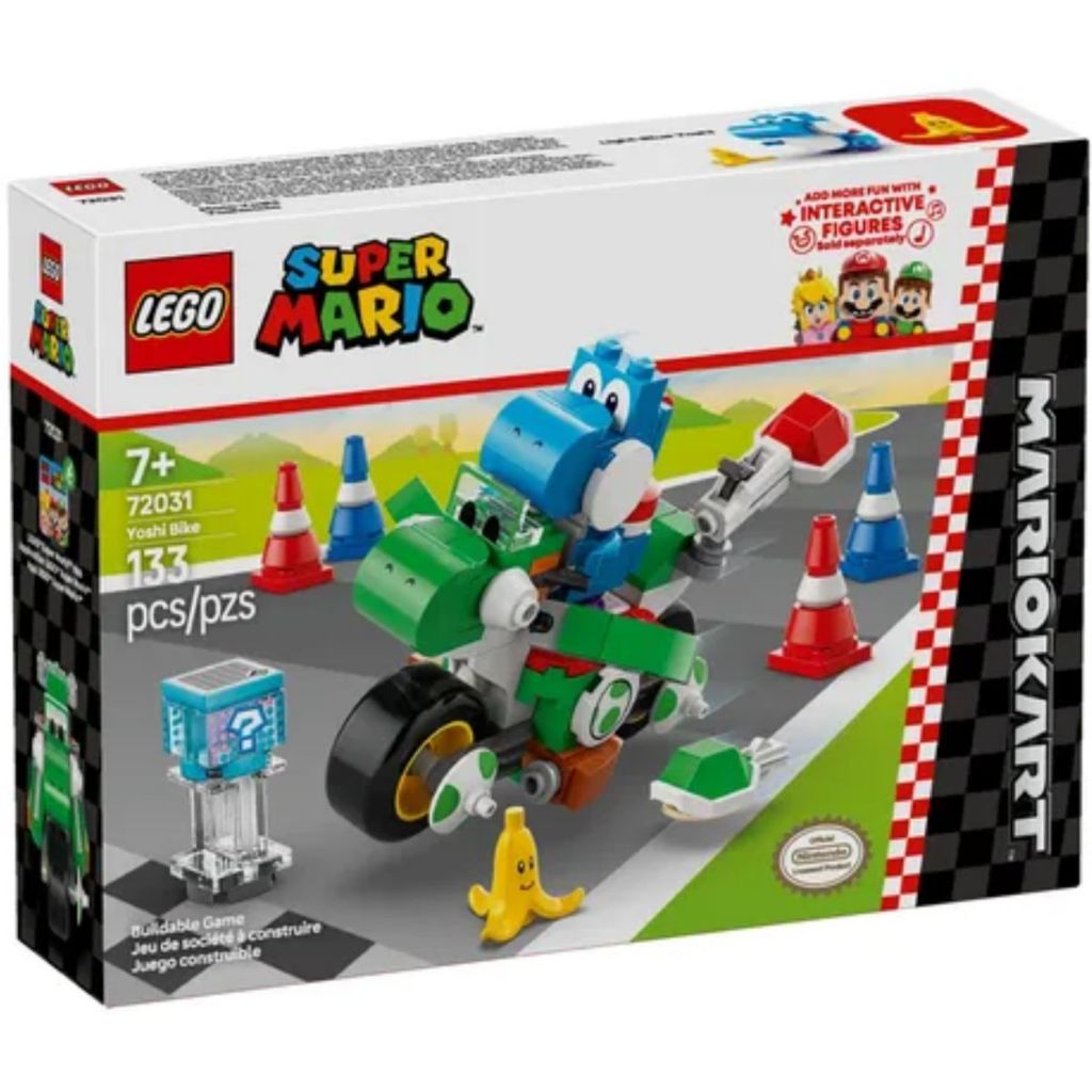 LEGO Super Mario Yoshi De Bicicleta 133 Peças | Shopee Brasil