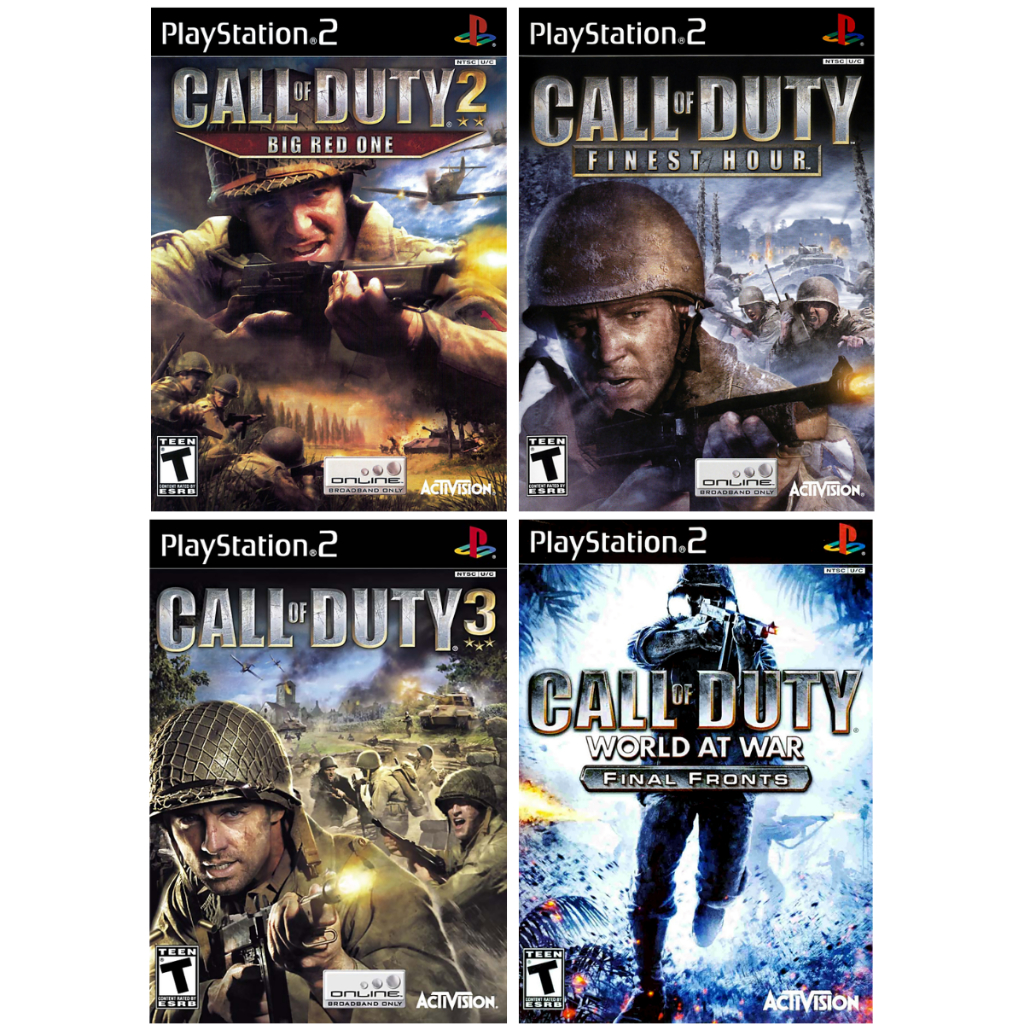 Kit 4 Jogos Call of Duty Ps2 Patch Game Cod | Shopee Brasil