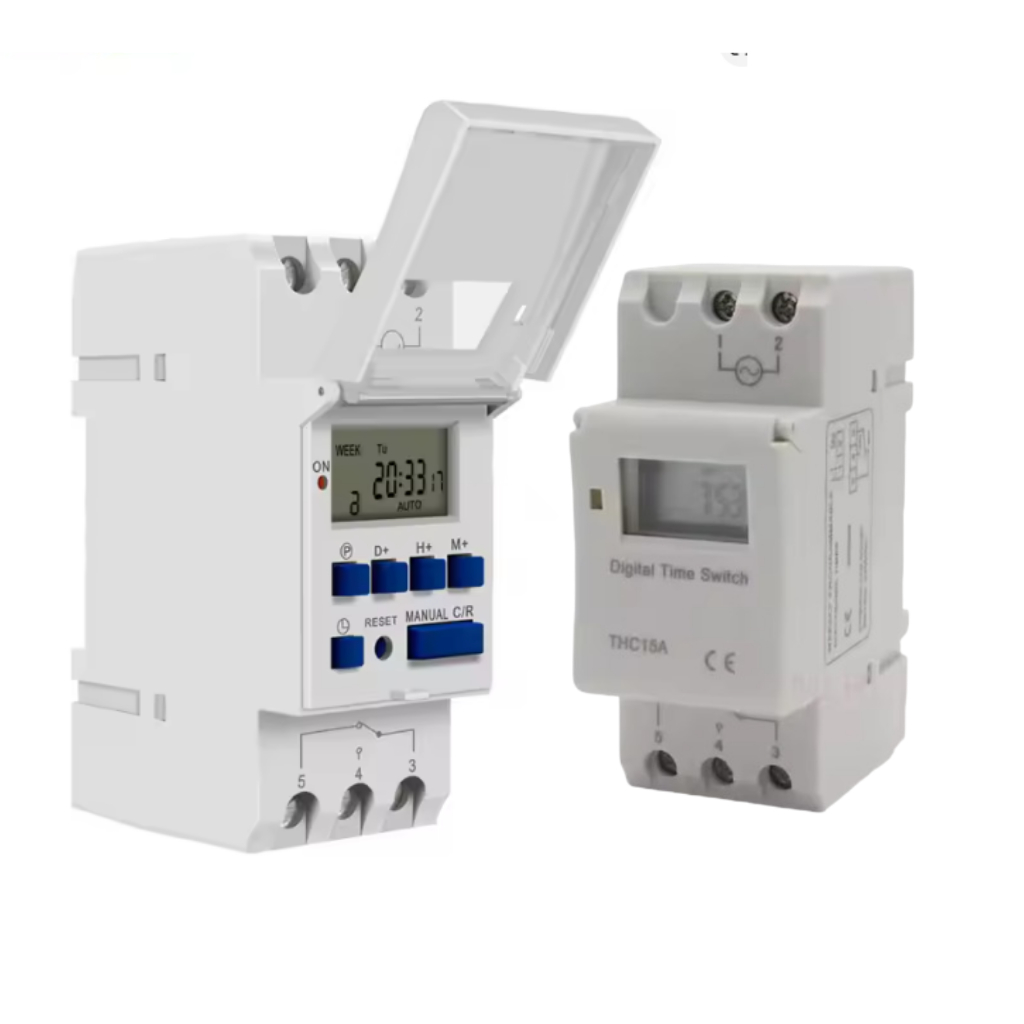 Timer Digital Temporizador Programável bivolt 127v/220v 16A 1NA+1NO ...