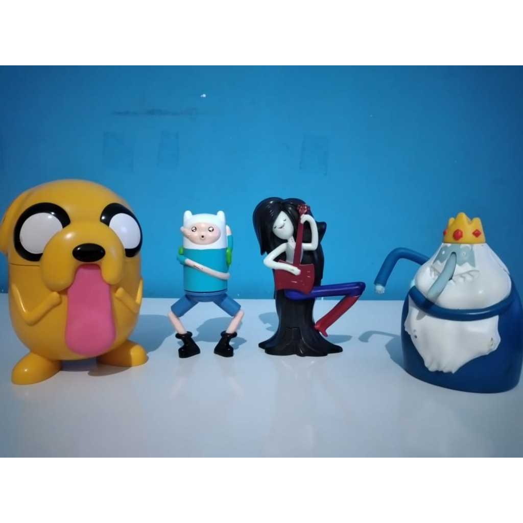 Bonecos Hora de Aventura da coleção Adventure Time do Burger King ...