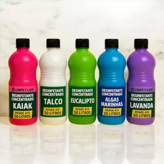 Base Desinfetante Concentrada Rende até 50L com Perfume Premium