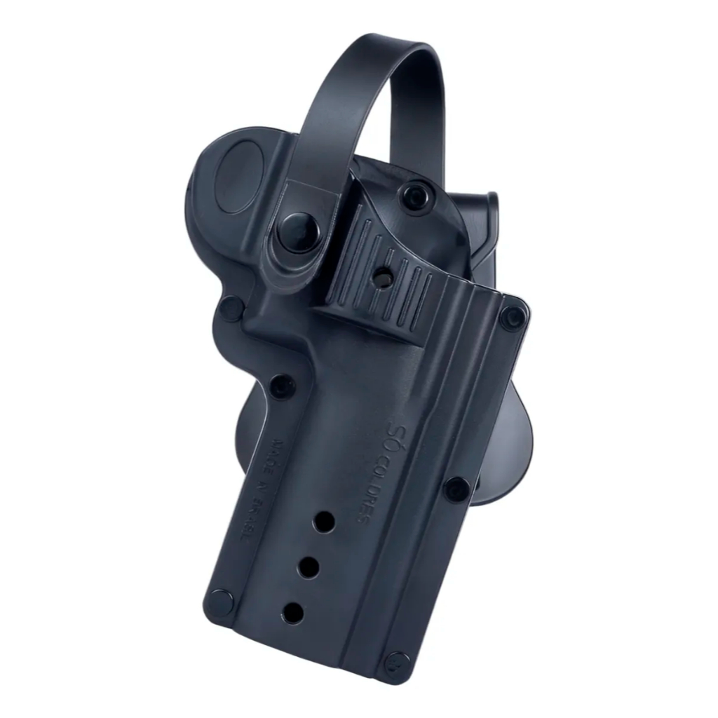 Coldre Para Revólver 6 Tiros Tarus Rt82 Rt82s Rt86 Rt88 Destro Preto ...