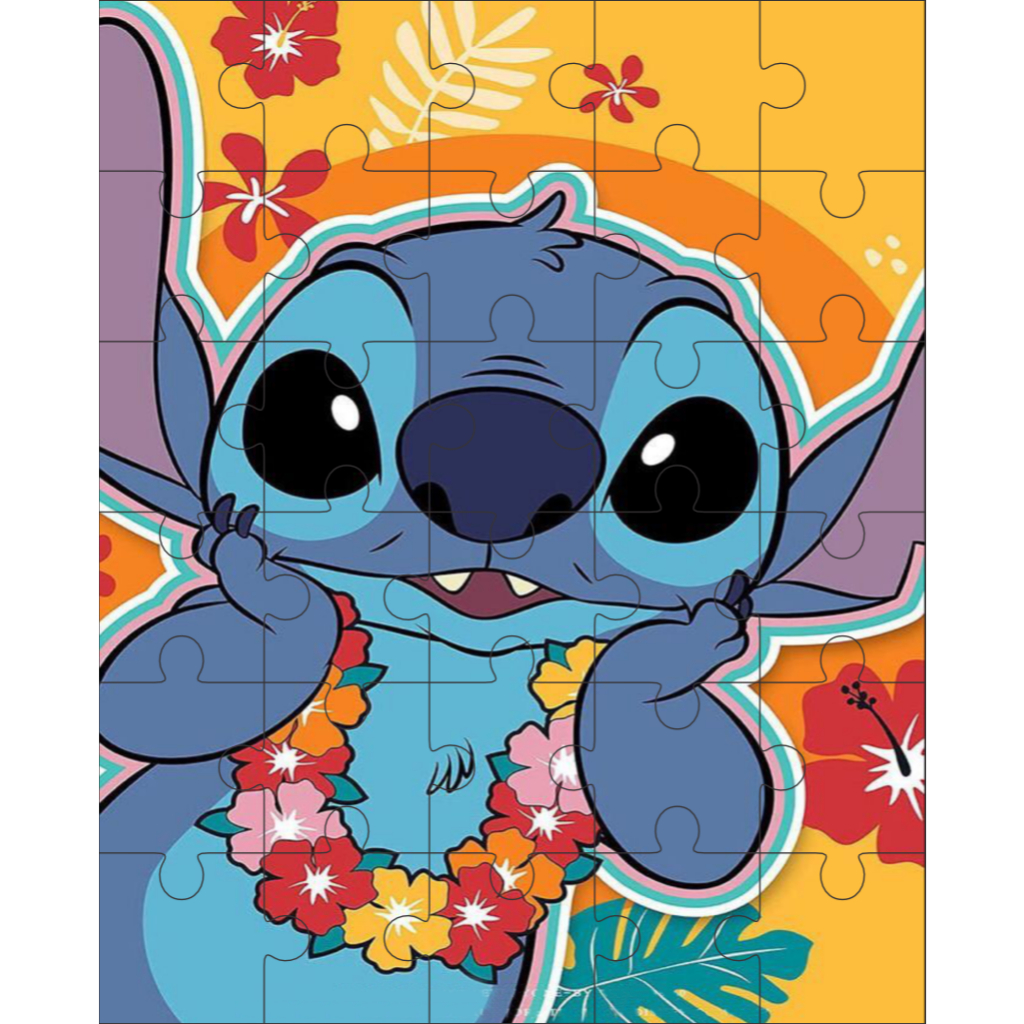 Quebra-Cabeça Stitch em Madeira 20x25cm – 30 Peças | Educativo ...