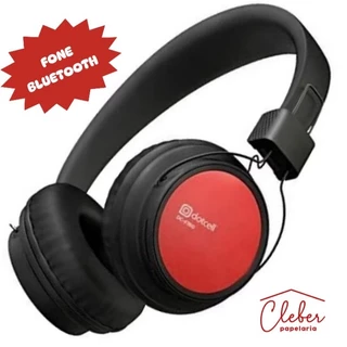 Fone De Ouvido Bluetooth sem fio Dotcell Dc-f350 Vermelho vermelho Arco Headset Mox Original