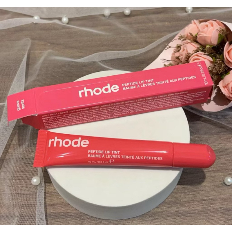 Rhode Guava Spritz Lip Peptide Tint Hailey Bieber Gloss Labial