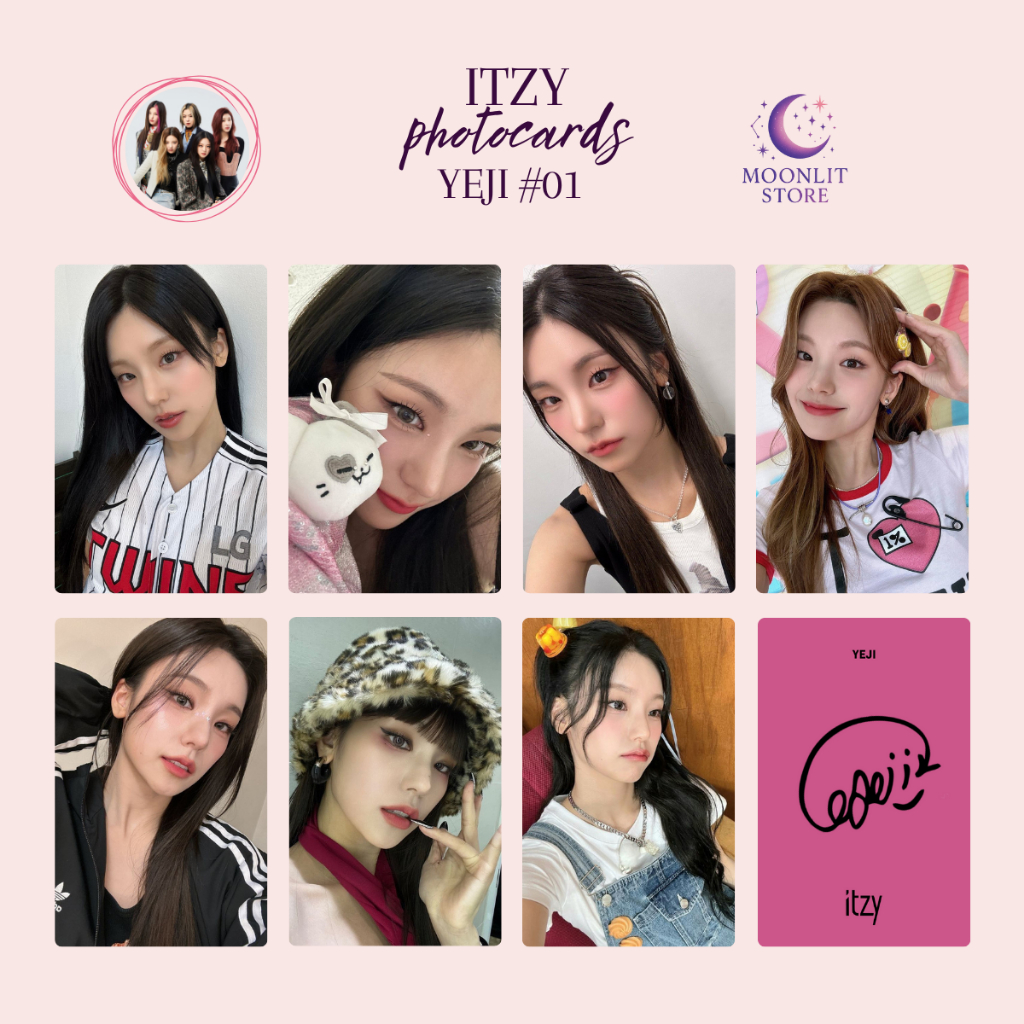 Yeji (ITZY) - Kit de photocards fanmade | Shopee Brasil
