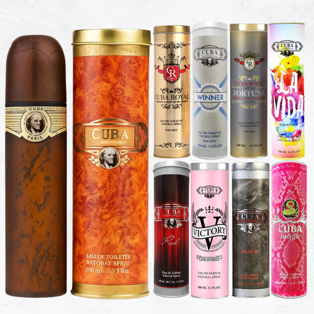 Perfume Cuba Paris Importado 100ml Original com Nota Fiscal Escolha seu ...