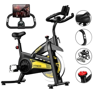 Bicicleta Ergométrica Spinning Fitness Profissional Academia Bike Mecânica Ergometrica Para Exercícios Com Monitor Sport em Oferta na Shopee