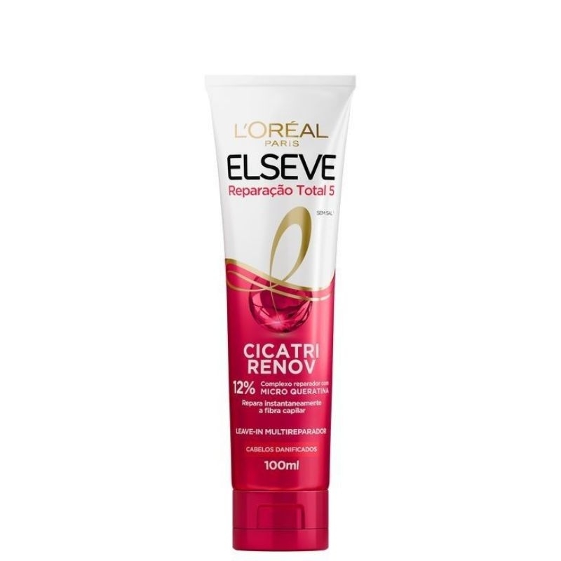LEAVE-IN CICATRI RENOV ELSEVE REPARAÇÃO TOTAL L'ORÉAL PARIS | Shopee Brasil