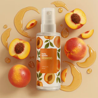 BODY SPLASH FEMININO PESSEGO 100ML - PRIMACIAL PERFUME FRUTADO