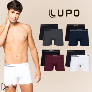 Kit De 2 Cuecas Originais Lupo Basic Boxer Box Microfibra Sem Costura em Oferta na Shopee
