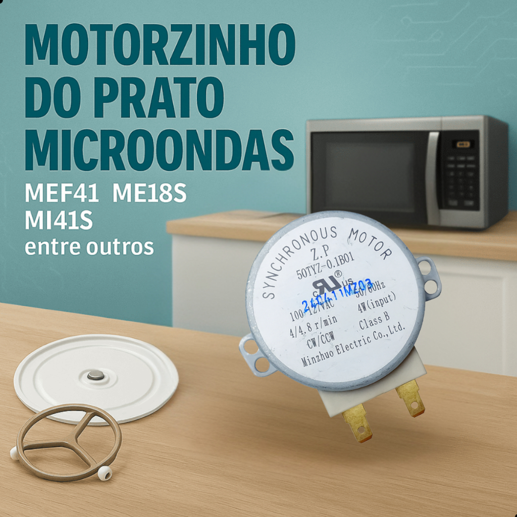 Motorzinho Do Prato Giratório Micro-ondas Electrolux midea 127V