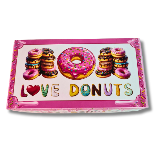 Caixa Embalagem para 2 Donuts (20x10x5cm) - 50, 100 e 200 unidades
