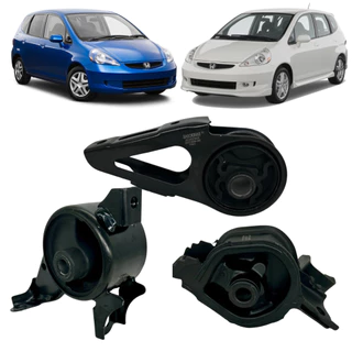 Kit 3 Calço Coxim Motor Câmbio Honda Fit 2003 A 2008 Manual