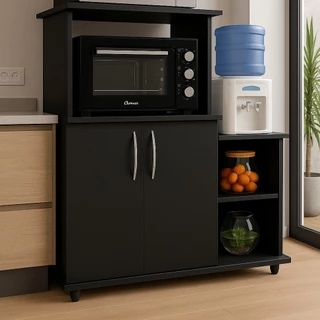 Balcão Organizador para Micro-ondas ou Forno com 2 Portas – sem Rodinhas