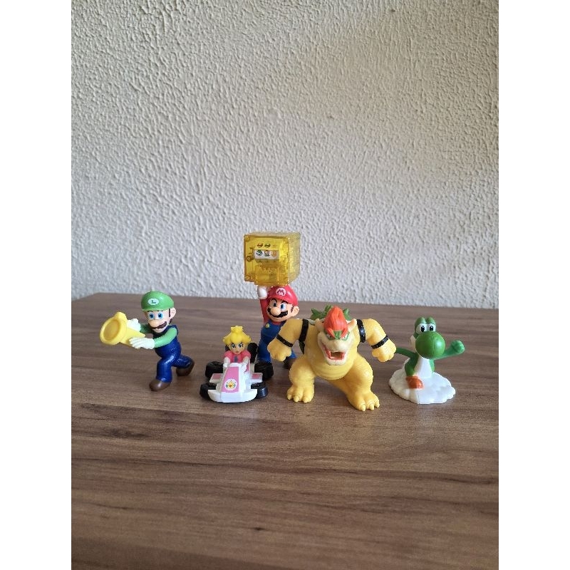 Coleçao bonecos  super Mario McDonald's em Oferta na Shopee