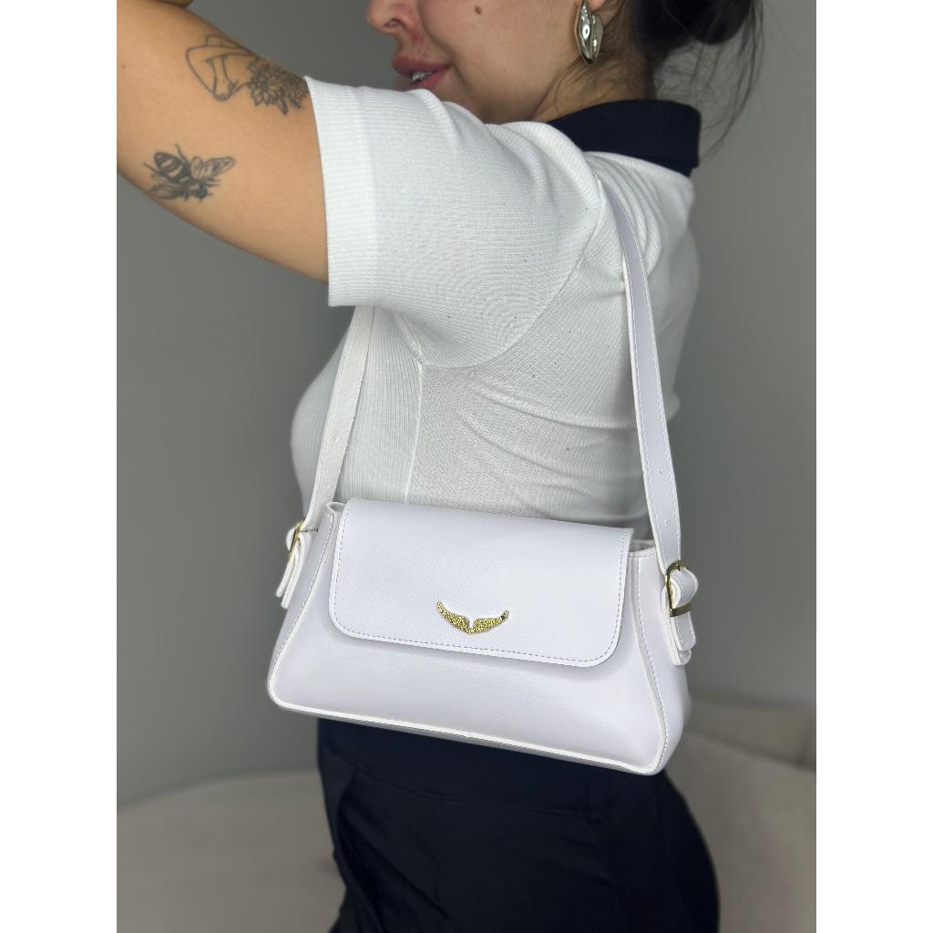 Bolsa de ombro feminina baguete meia lua com alça transversal bolsa de mao lançamento