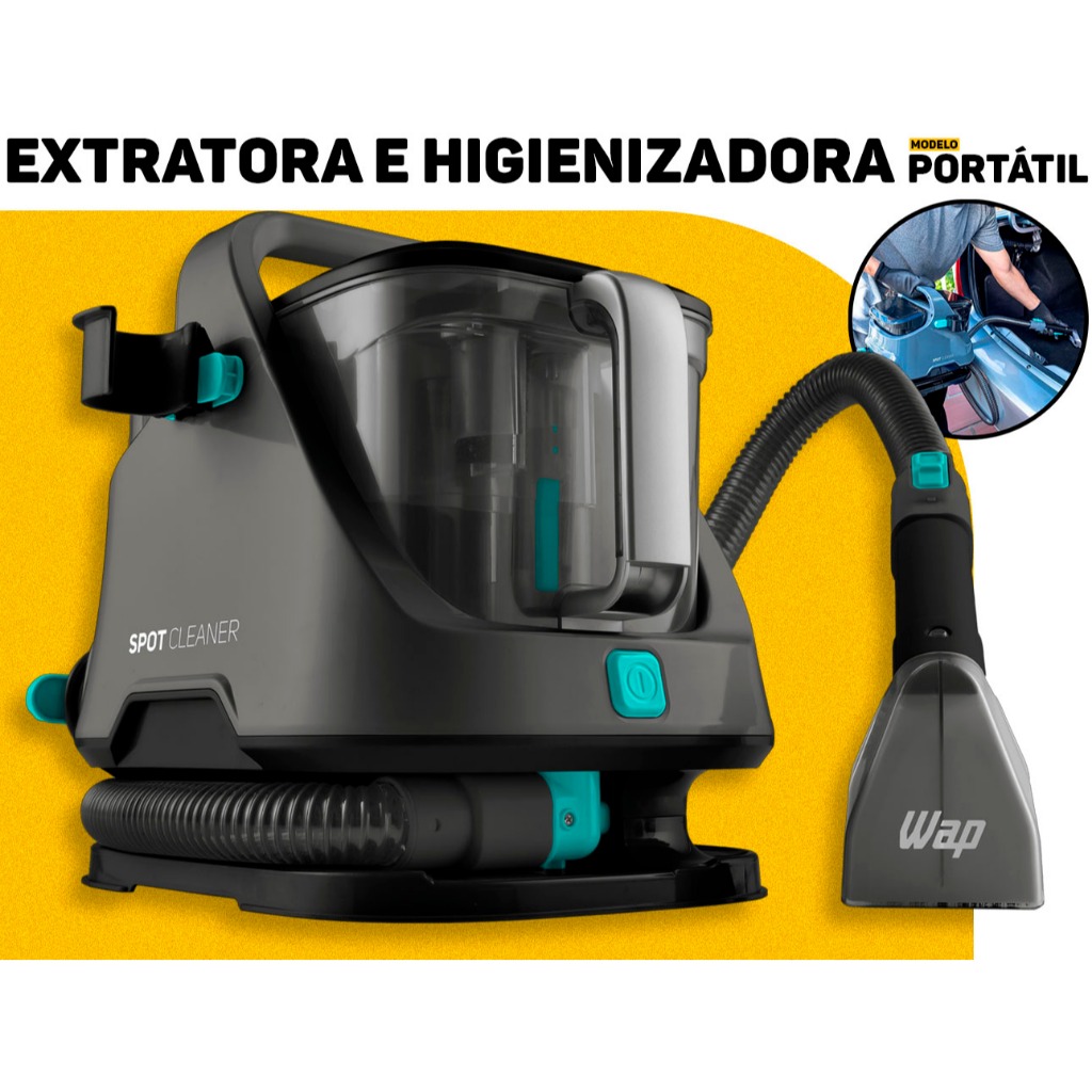 Extratora E Higienizadora WAP Spot Cleaner Portátil 3 Em 1 1600W ...