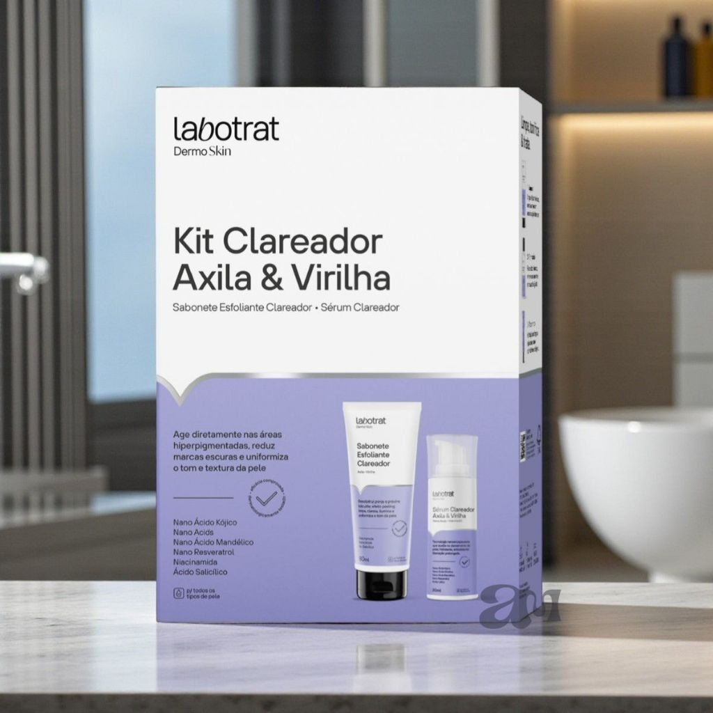 Kit Labotrat Clareador Axila e Virilha + Sabonete Esfoliante | Shopee ...