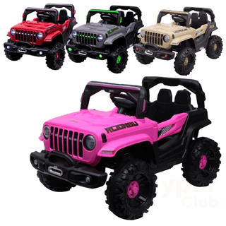 Jeep Elétrico 4x2 Brinquedo  Para Criança 12v 2 Lugares com Música e Controle Remoto em Oferta na Shopee