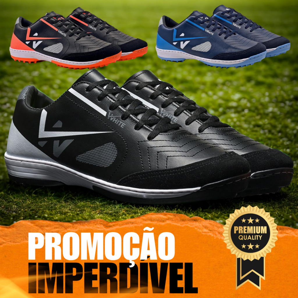 Chuteira Masculina Society Campo Original Super Resistente Sola ...