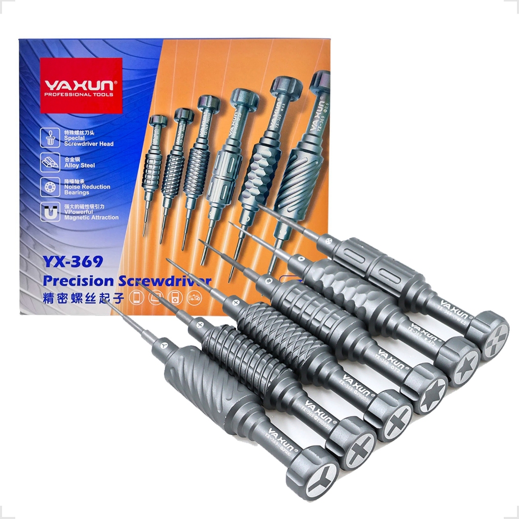 Chave De Fenda Profissional Kit 6 Em 1 De Alta Precisão Magnética