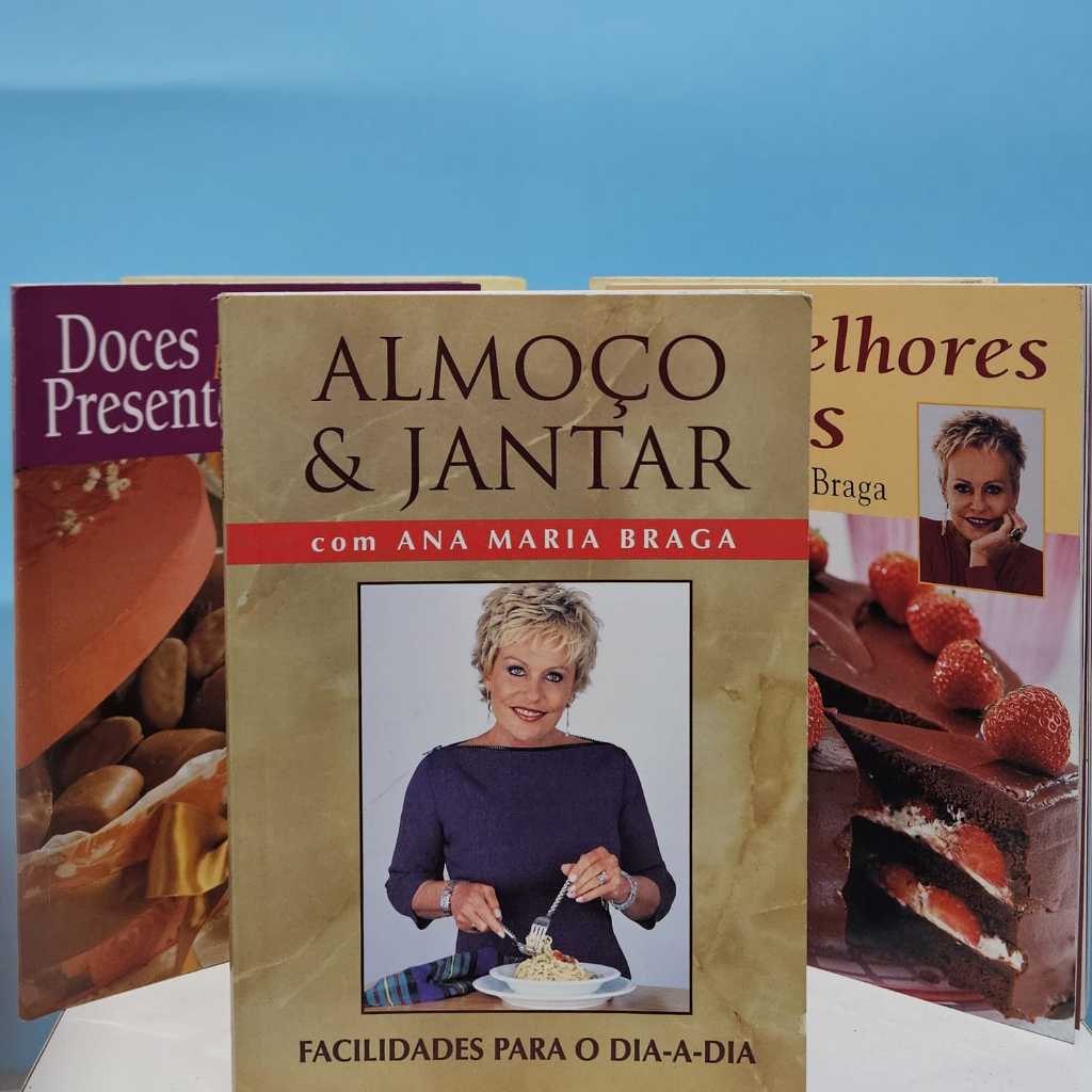 Livro de Receitas da Ana Maria Braga - Diversos | Shopee Brasil