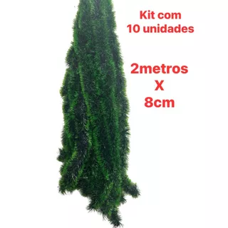 Kit 20 Metros De Festão 8cm Enfeite Arvore De Natal Decoração Natalina