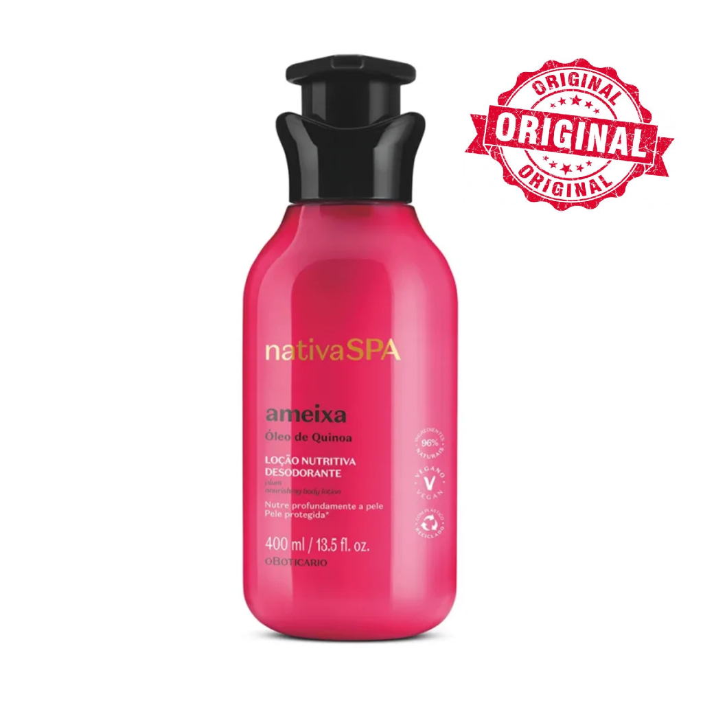 Nativa Spa Ameixa Hidratante 400ml O Boticário em Oferta na Shopee