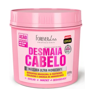 Máscara Ultra Hidratante Desmaia Cabelo Forever Liss 200g