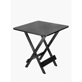 Mesa Dobrável 70x70 Em Madeira Maciça Quadrada