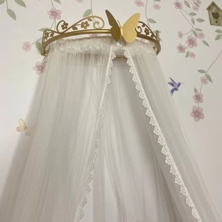 Dossel provence Galhos borboleta com mosquiteiro tule em Oferta na Shopee