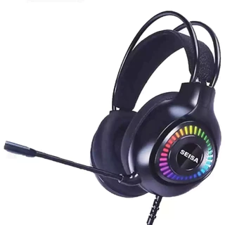 Fones de ouvido Headset Gamer com fio com microfone USB e P2 para PC computador headset videogames