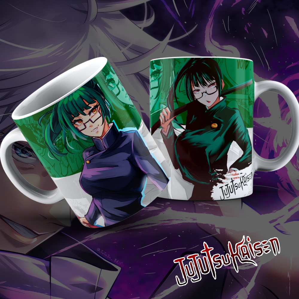 Caneca de Jujutsu Kaisen 325ml – Personagens Vivos em Cada Detalhe