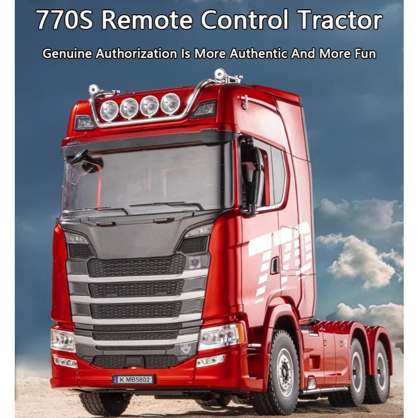 Huina 1501 Caminhão Scania 770s v8 1/18 rc caminhão trator de 19ch