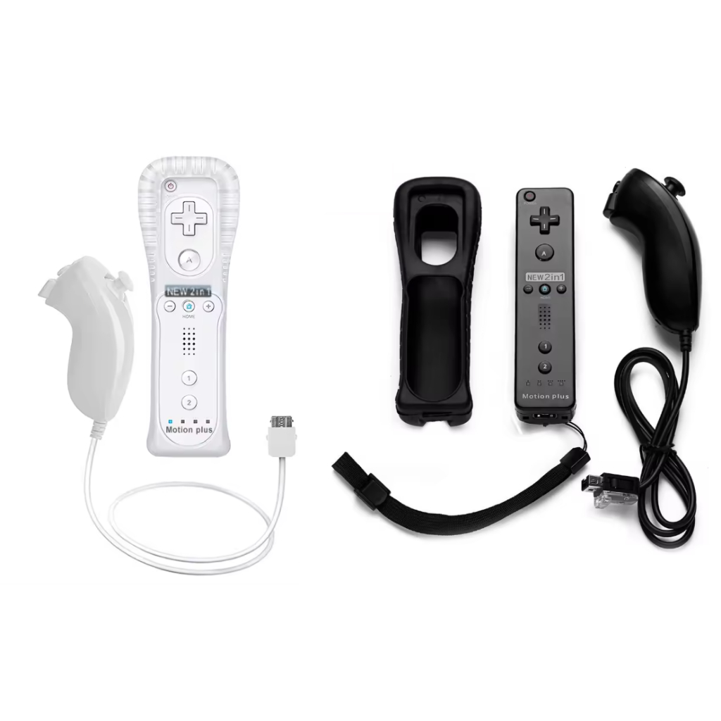Wii remote 2 em 1 com motion plus | Shopee Brasil