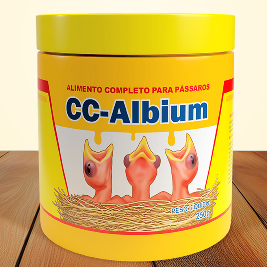 Papa Para Filhote de Passaro Papinha CC Albium Biotron 250g | Shopee Brasil