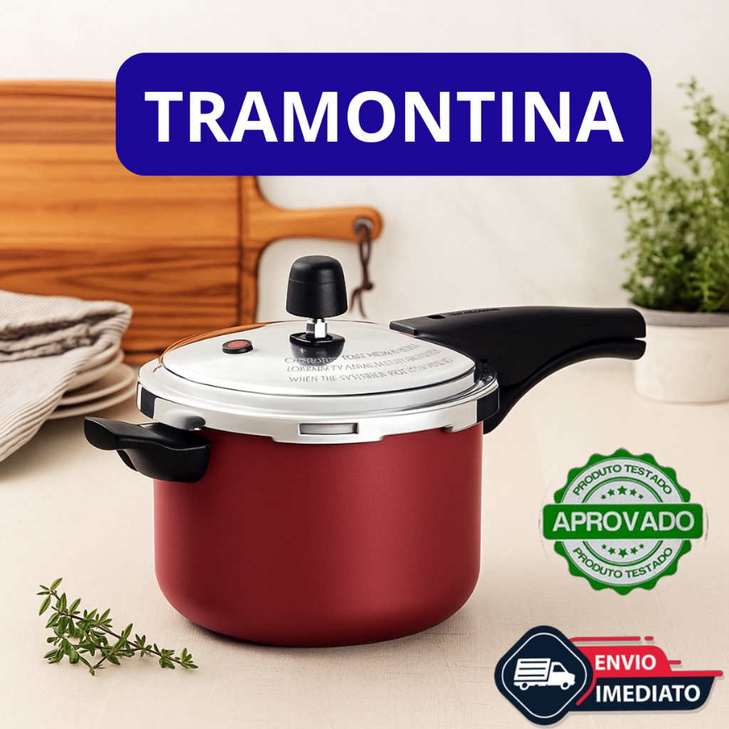 Panela de Pressão Tramontina 4,5L Vancouver em Alumínio com ...