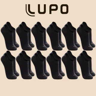 Kit 12 Pares Meias Esportivas Algodao Lupo Soquete Sapatilha Invisivel Unissex Original