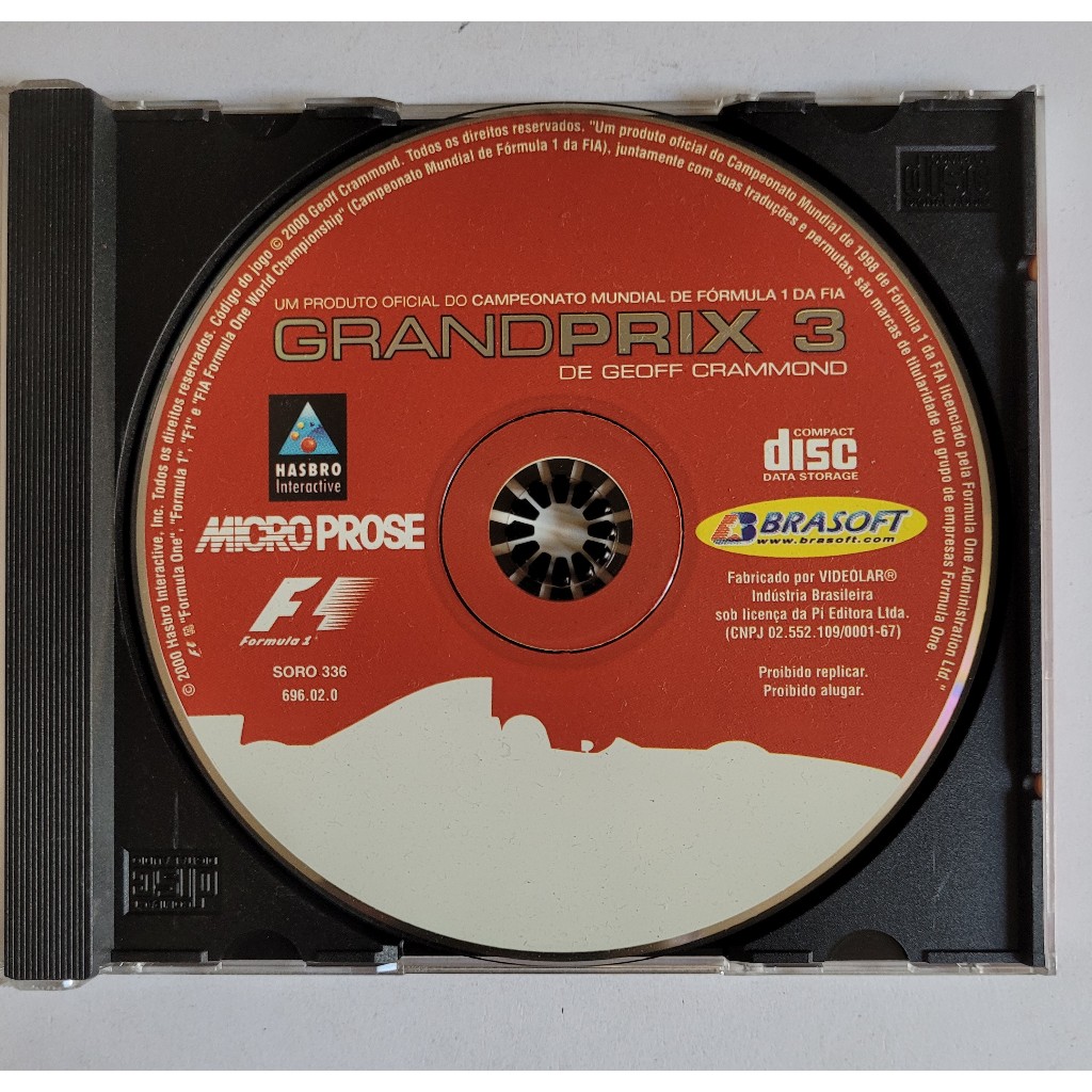 F1 - Grand Prix 3 - Pc | Shopee Brasil