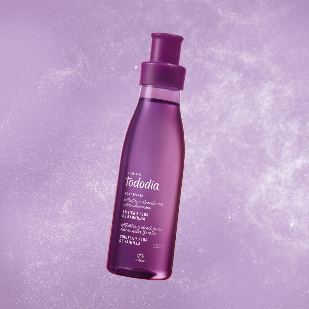 Body Splash Natura Tododia Ameixa e Flor de Baunilha 200ml | Shopee Brasil